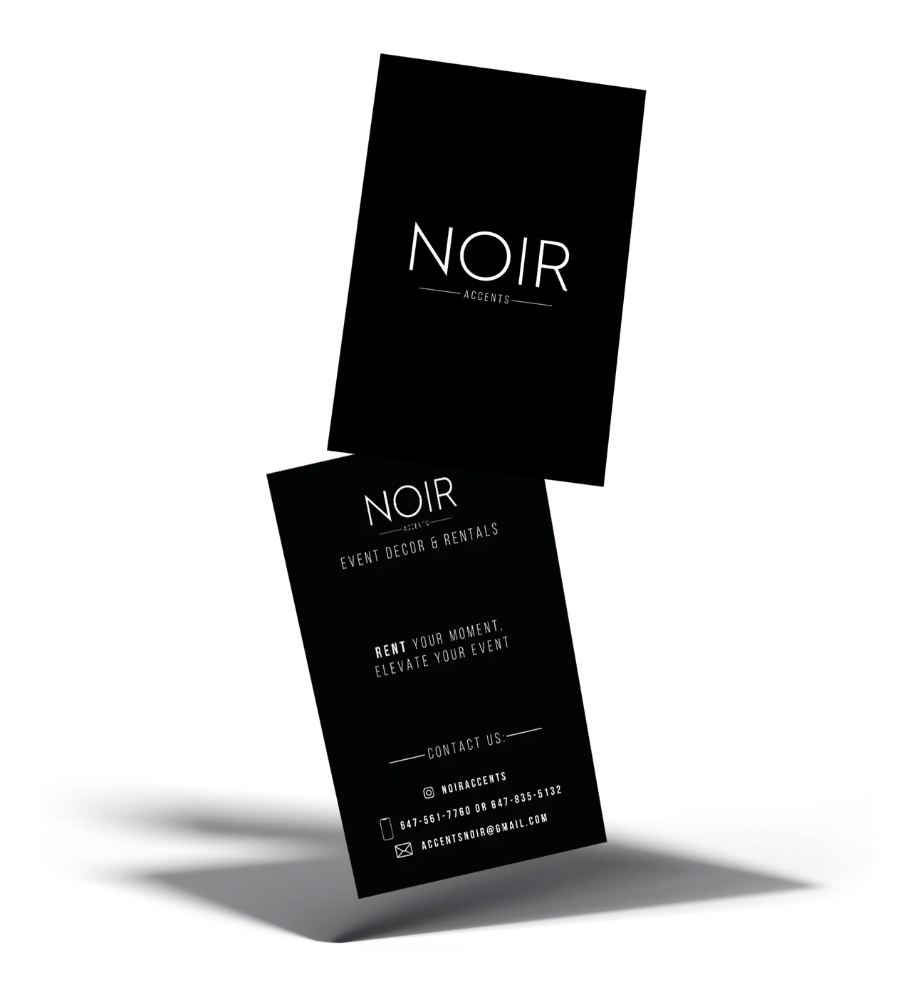 NOIR business card design